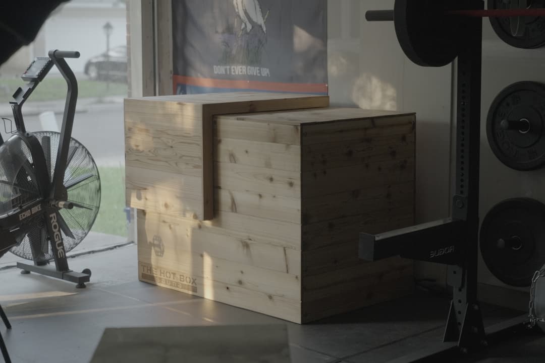 Promotional image for Hot Box Sauna