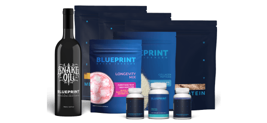 Promotional image for Blueprint by Bryan Johnson