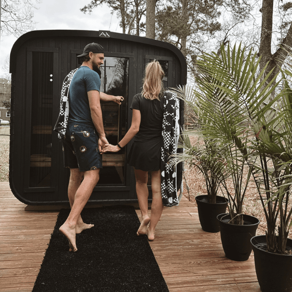 Almost Heaven Saunas – BlackWater 4 Person Cube Sauna - view 2
