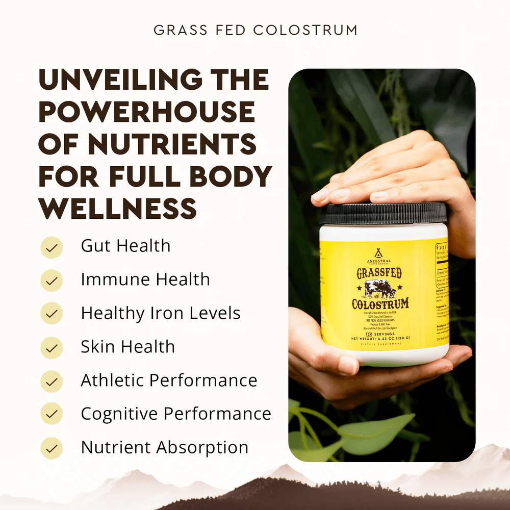 Grass Fed Beef Colostrum Jar - view 2