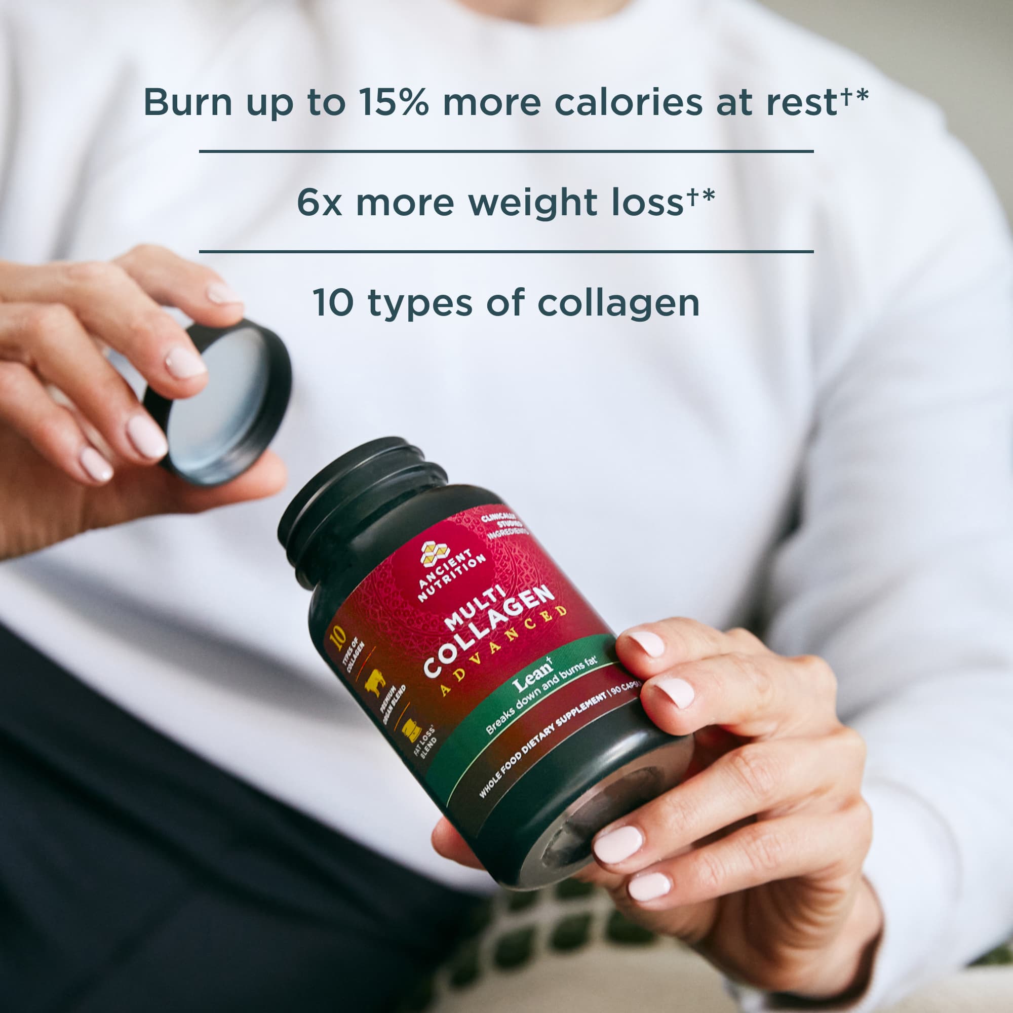 Multi Collagen Advanced Lean Capsules (30 Servings) - view 4