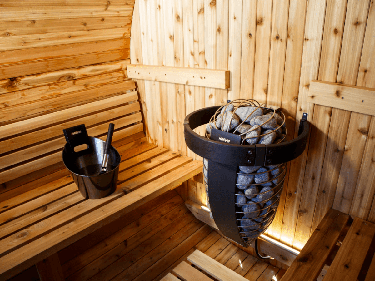 Harvia Spirit Sauna Heater With Rocks and WiFi Control - view 2