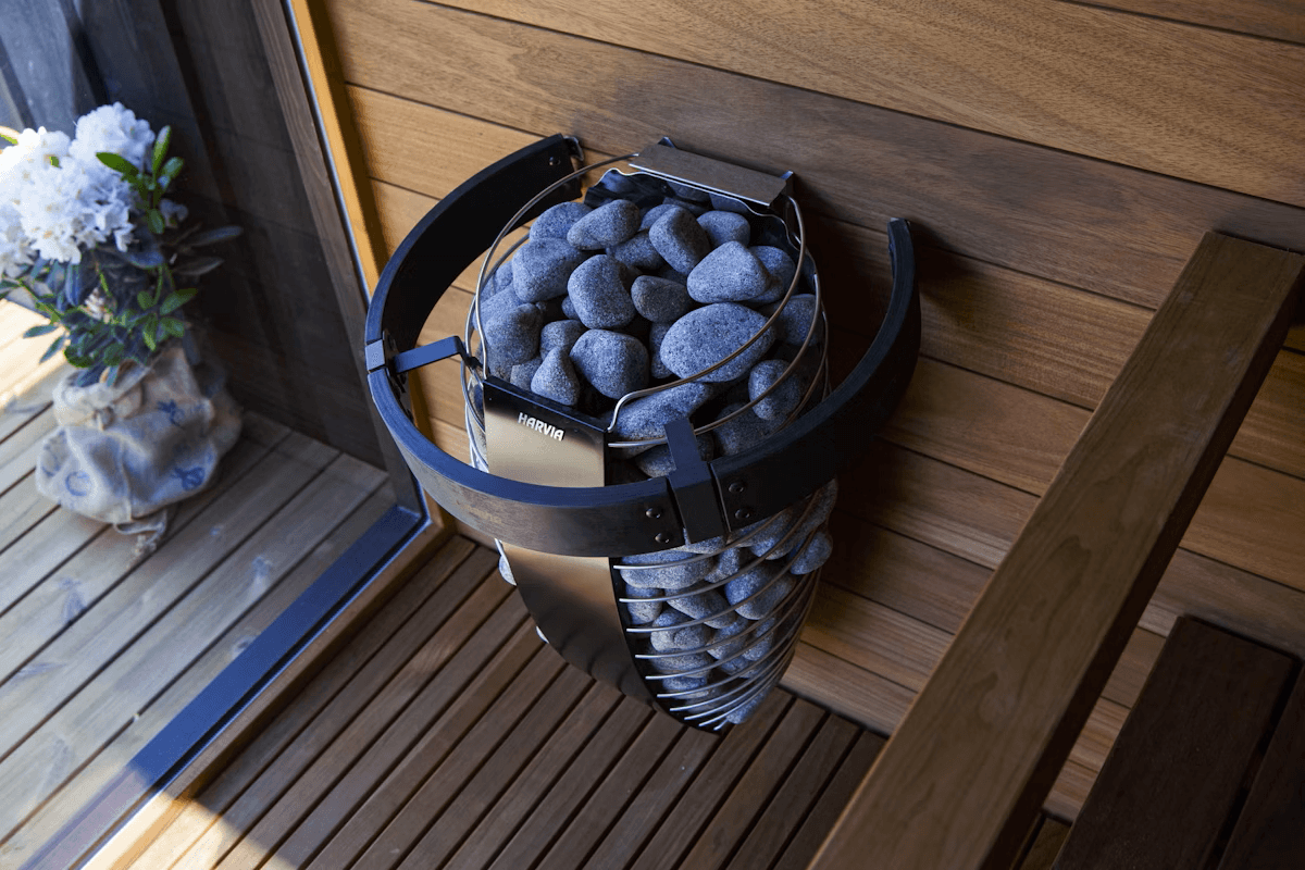 Harvia Spirit Sauna Heater With Rocks and WiFi Control - view 3