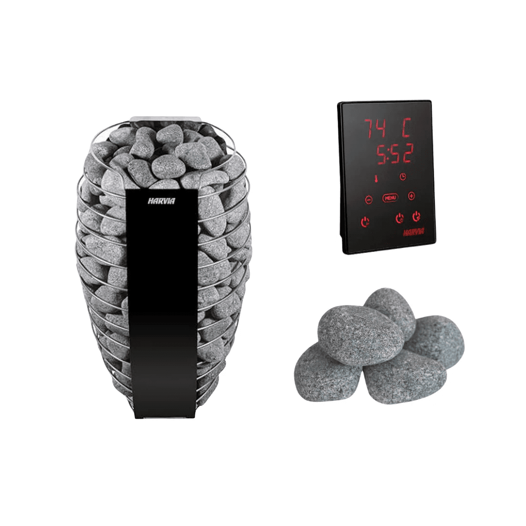 Harvia Spirit Sauna Heater With Rocks and WiFi Control - view 1