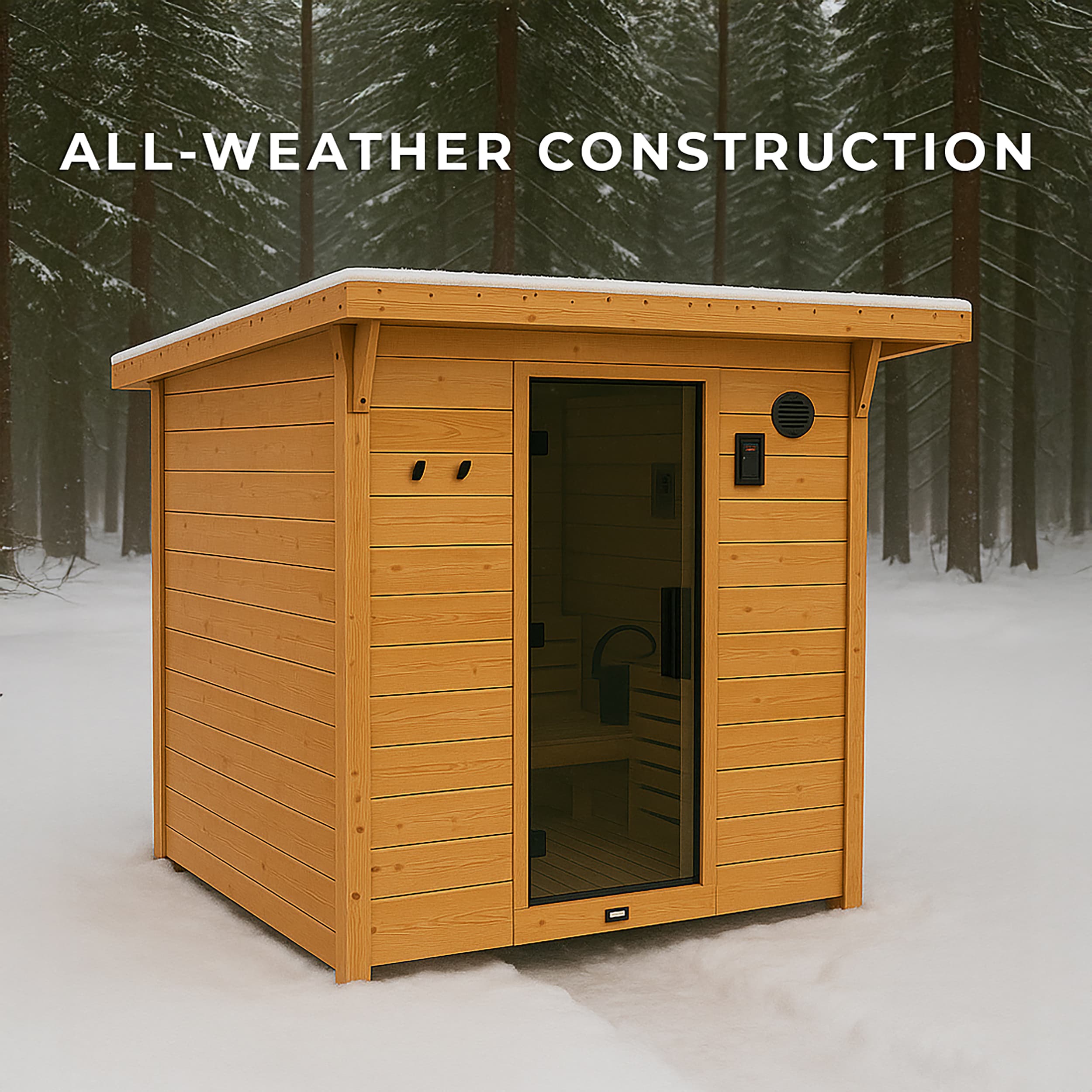 Henley Outdoor Cabin Sauna – 2-4 Person - view 4