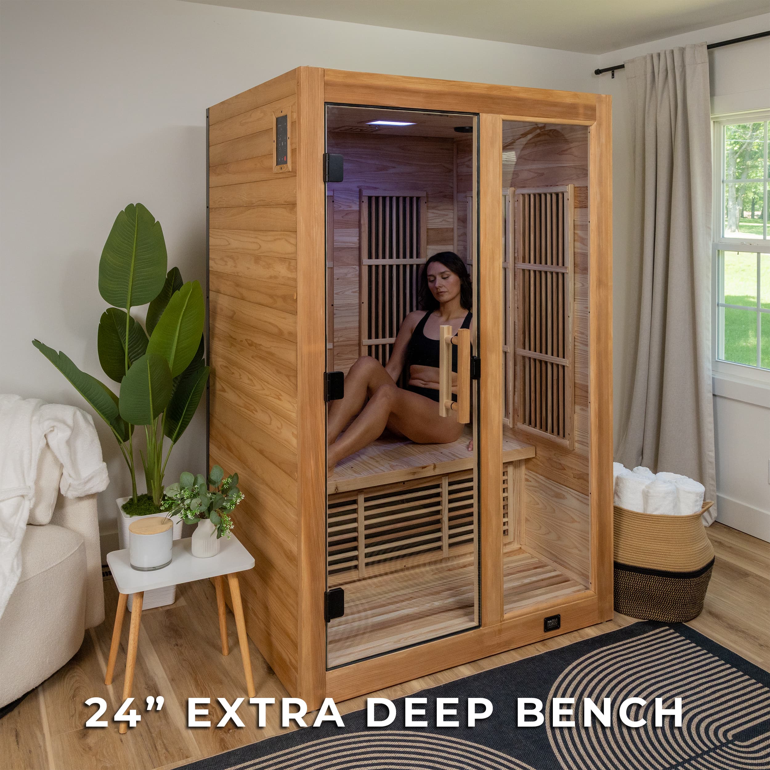 Rylan Indoor Infrared Sauna – 2 Person - view 3