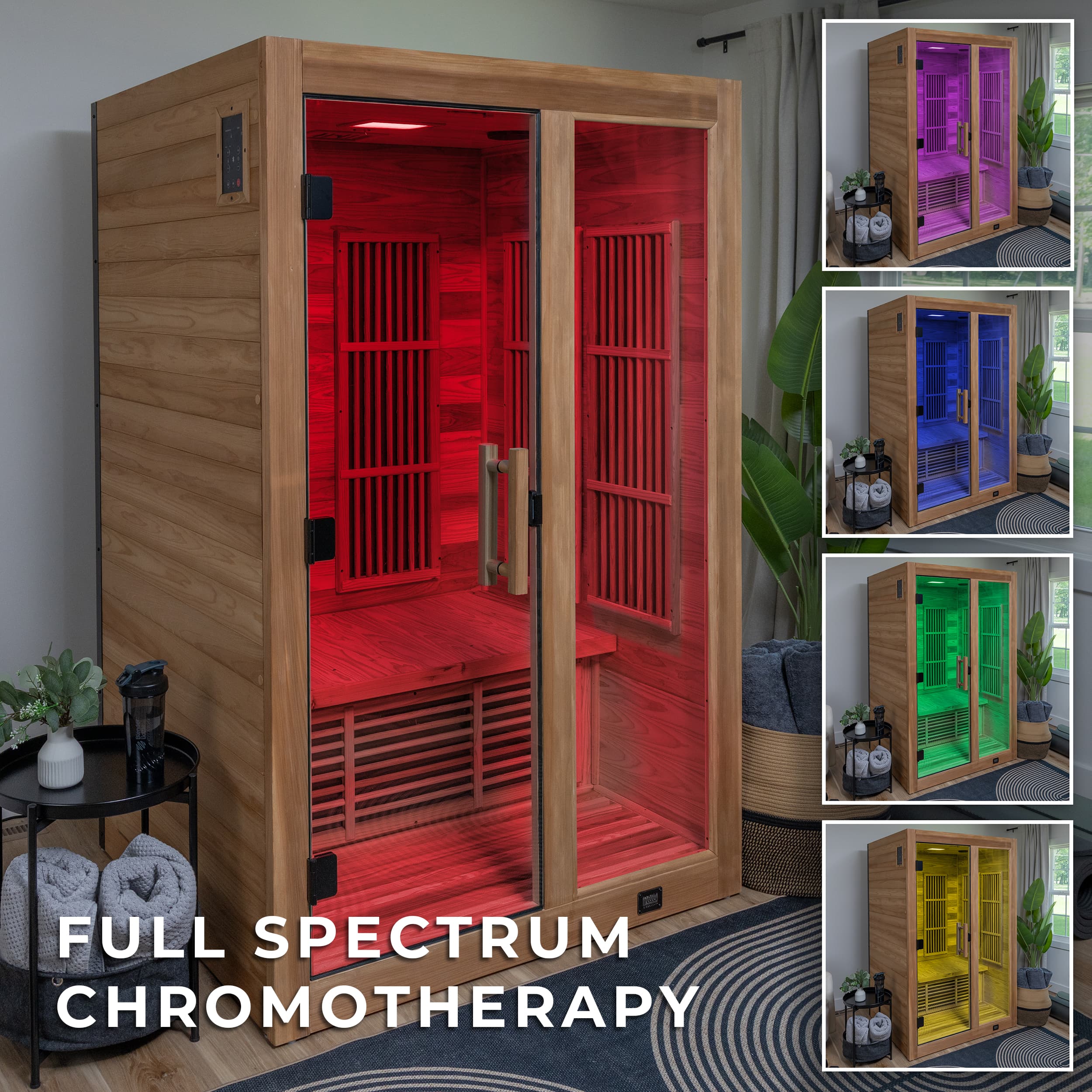 Rylan Indoor Infrared Sauna – 2 Person - view 5