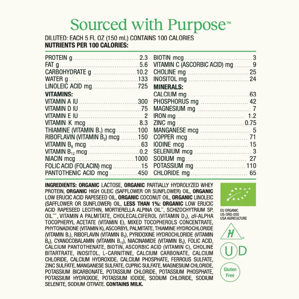 Organic Gentle® Infant Formula - view 2