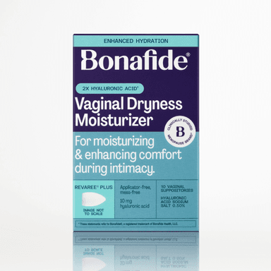 Product image for Revaree by Bonafide. Vaginal Moisturizer with 5mg Hyaluronic Acid. — 1-Month Supply (10 Inserts)