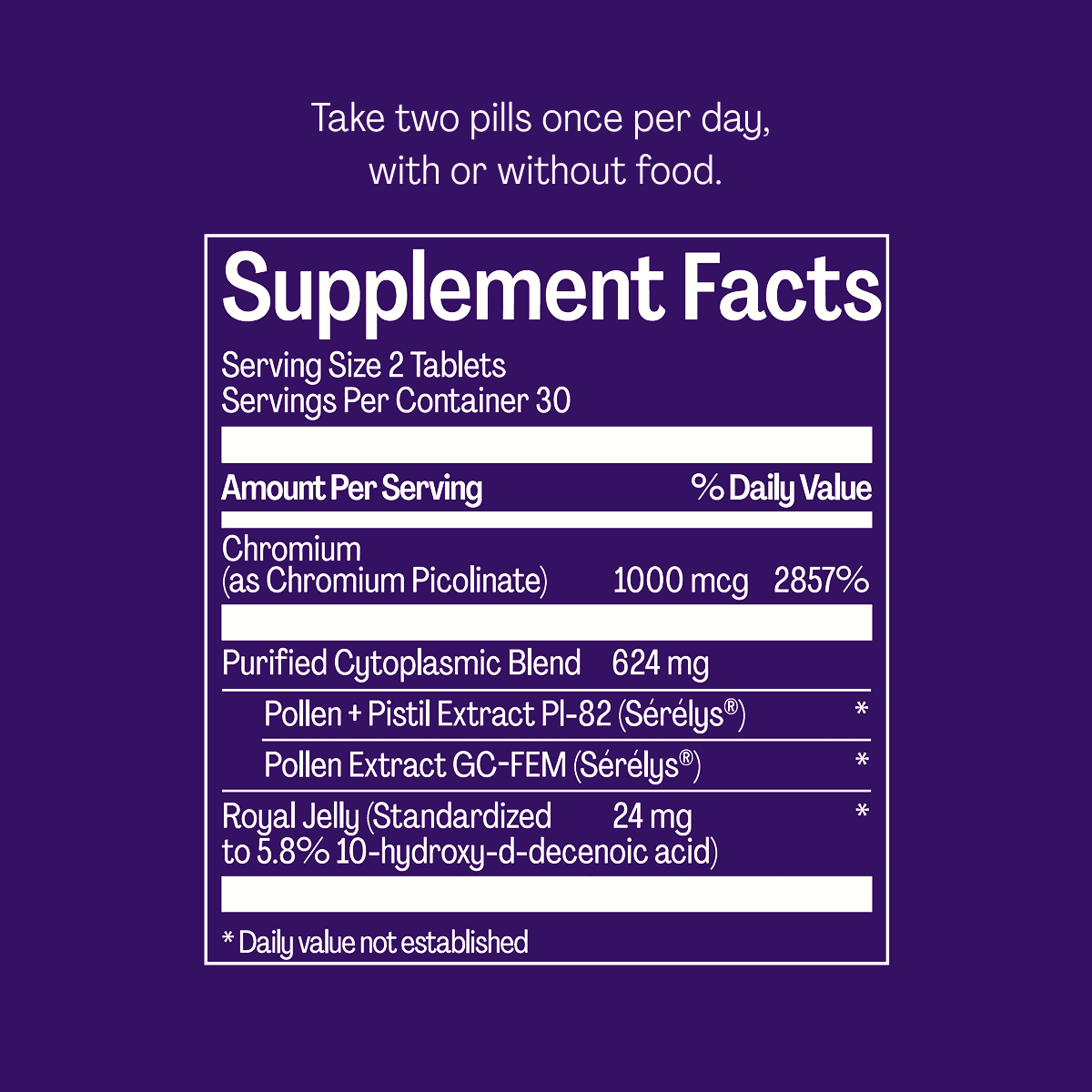 Serenol by Bonafide. Relief from Hormonal Mood Swings, Irritability, & PMS Bloating. — 1-Month Supply (60 Tablets) - view 3