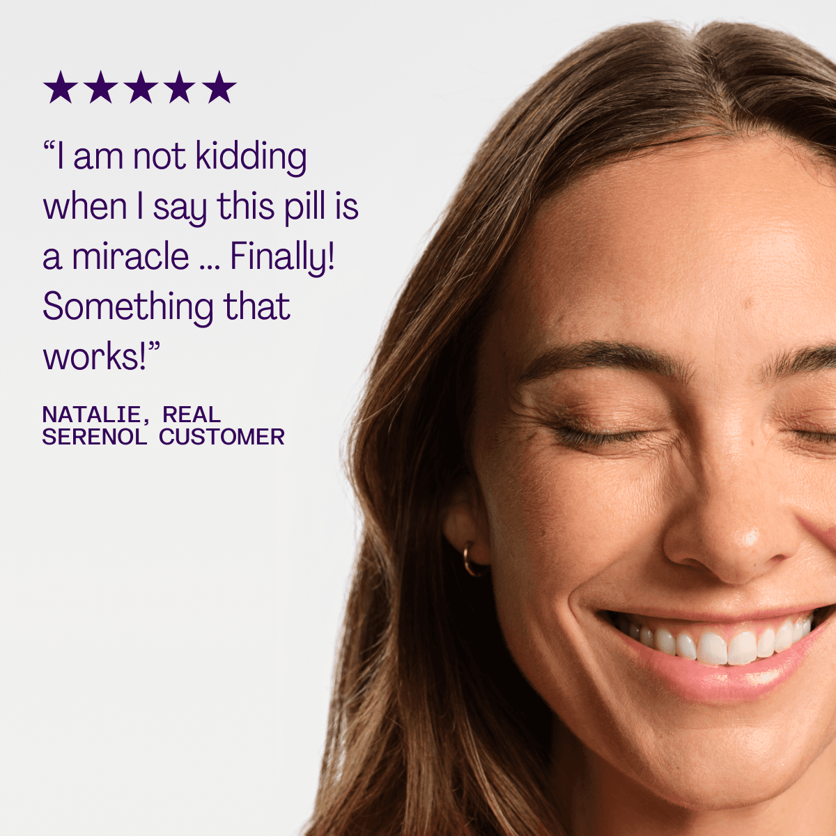 Serenol by Bonafide. Relief from Hormonal Mood Swings, Irritability, & PMS Bloating. — 1-Month Supply (60 Tablets) - view 4