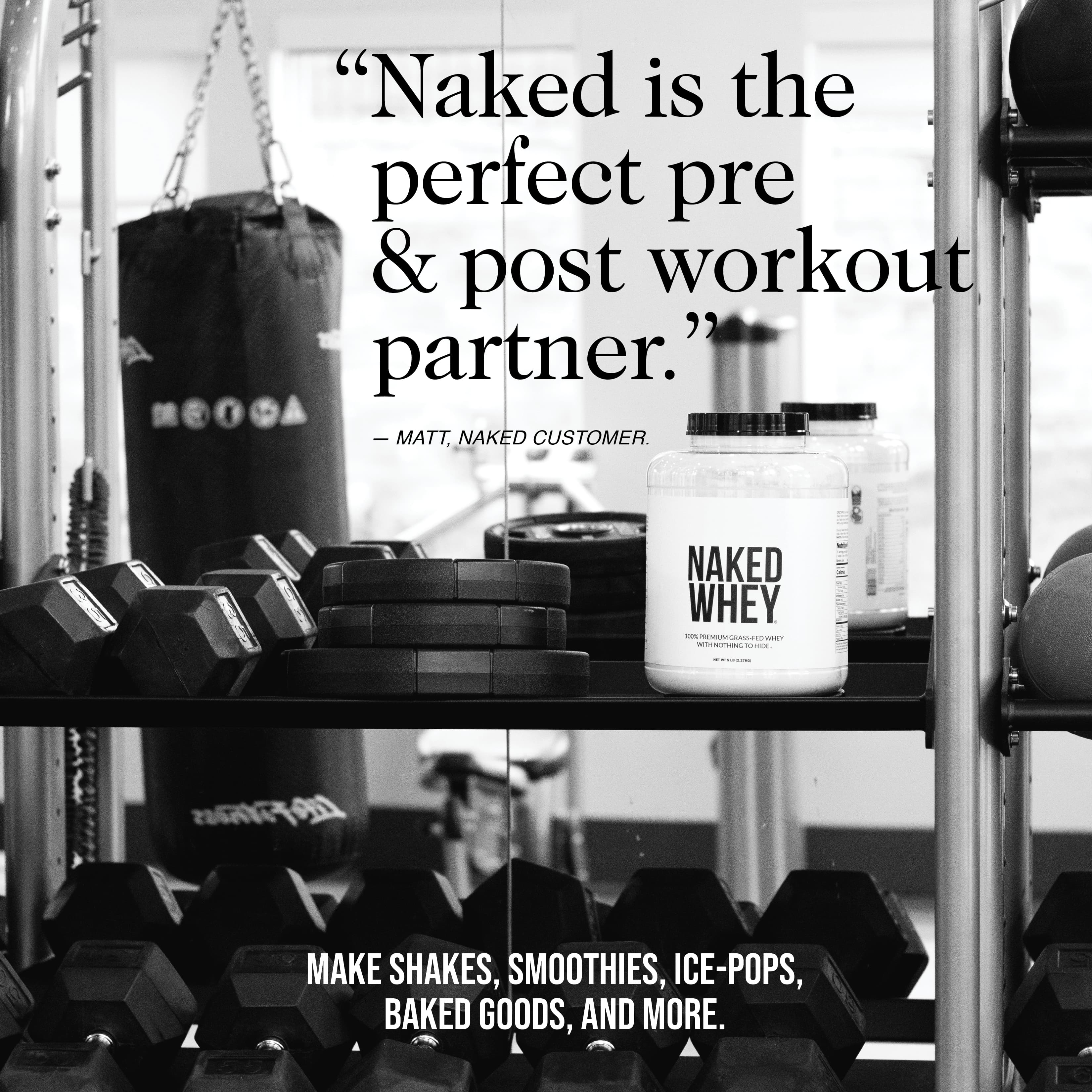 Chocolate Naked Whey - Grass Fed Whey Protein - view 5