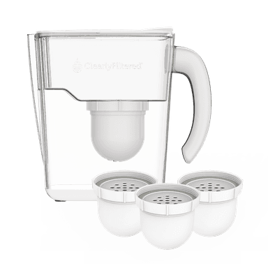 Product image for Filtered Water Pitcher + Filter 3-Pack