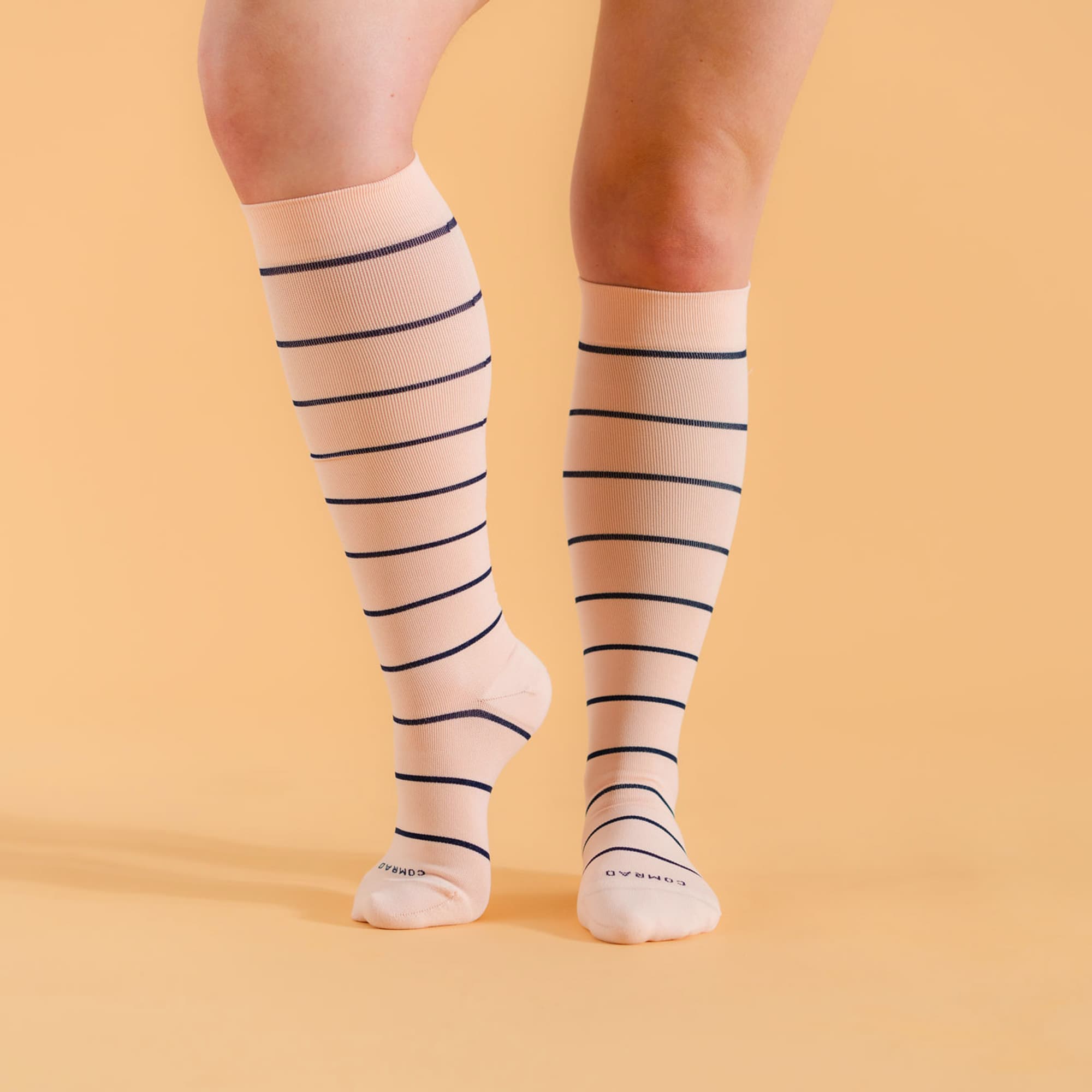 Knee-High Compression - Stripes - view 2
