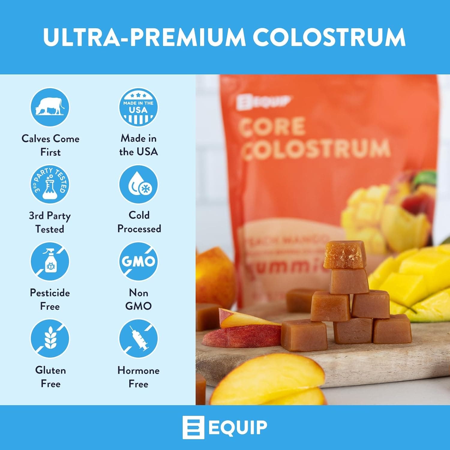Core Colostrum Gummies Peach Mango - view 4