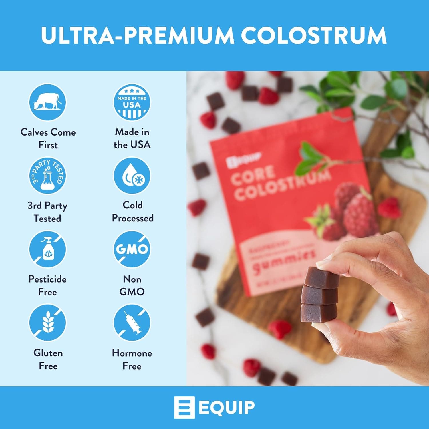 Core Colostrum Gummies Raspberry - view 4
