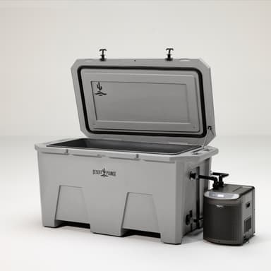 Product image for The Desert Plunge Exclusive Cold Plunge Tub - 1/4 horsepower - Gray