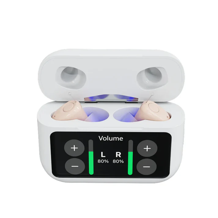 Audien Hearing Atom X Hearing Aids with Digital Case Control - view 1