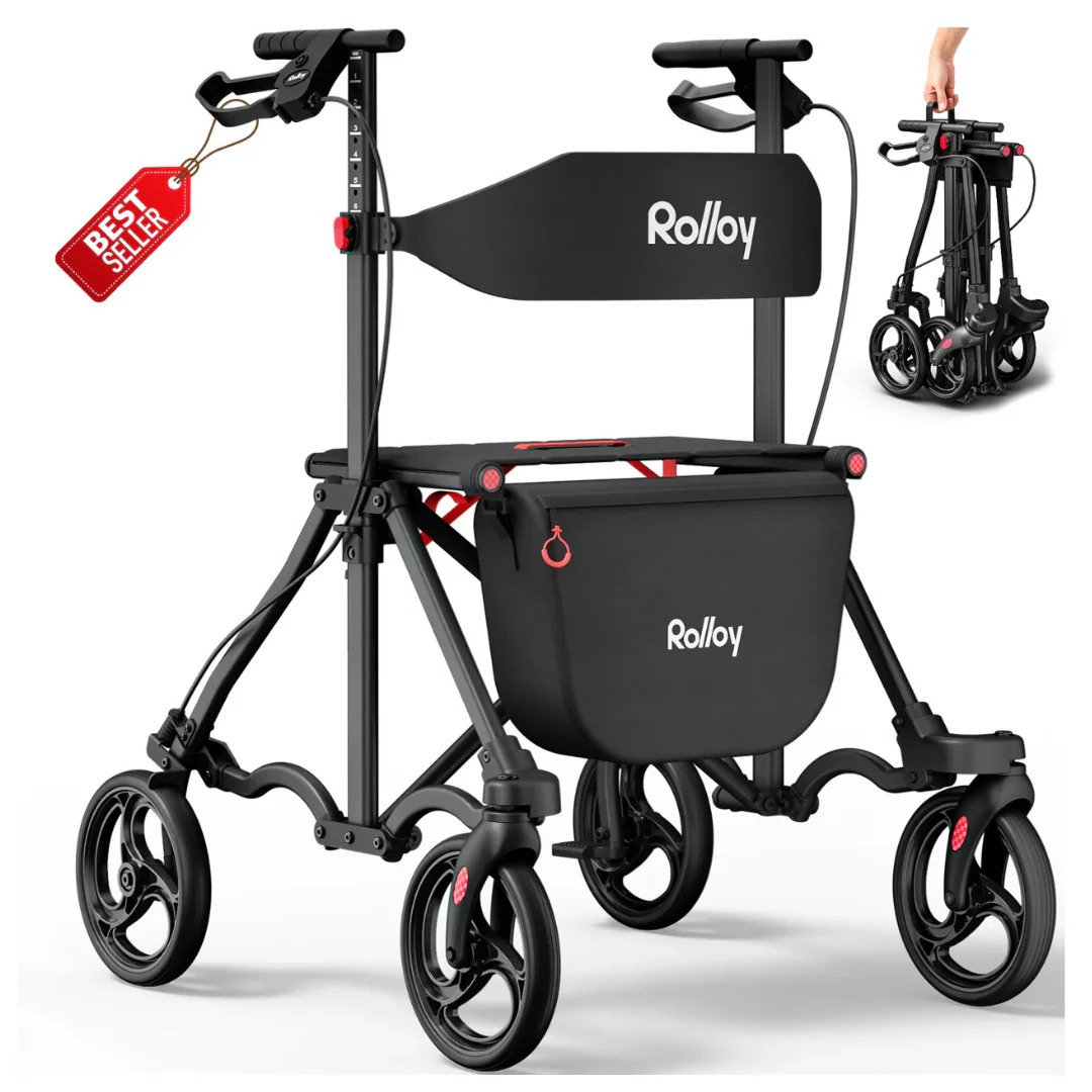 Rolloy Ultra Compact Master Rollator Walker - view 1