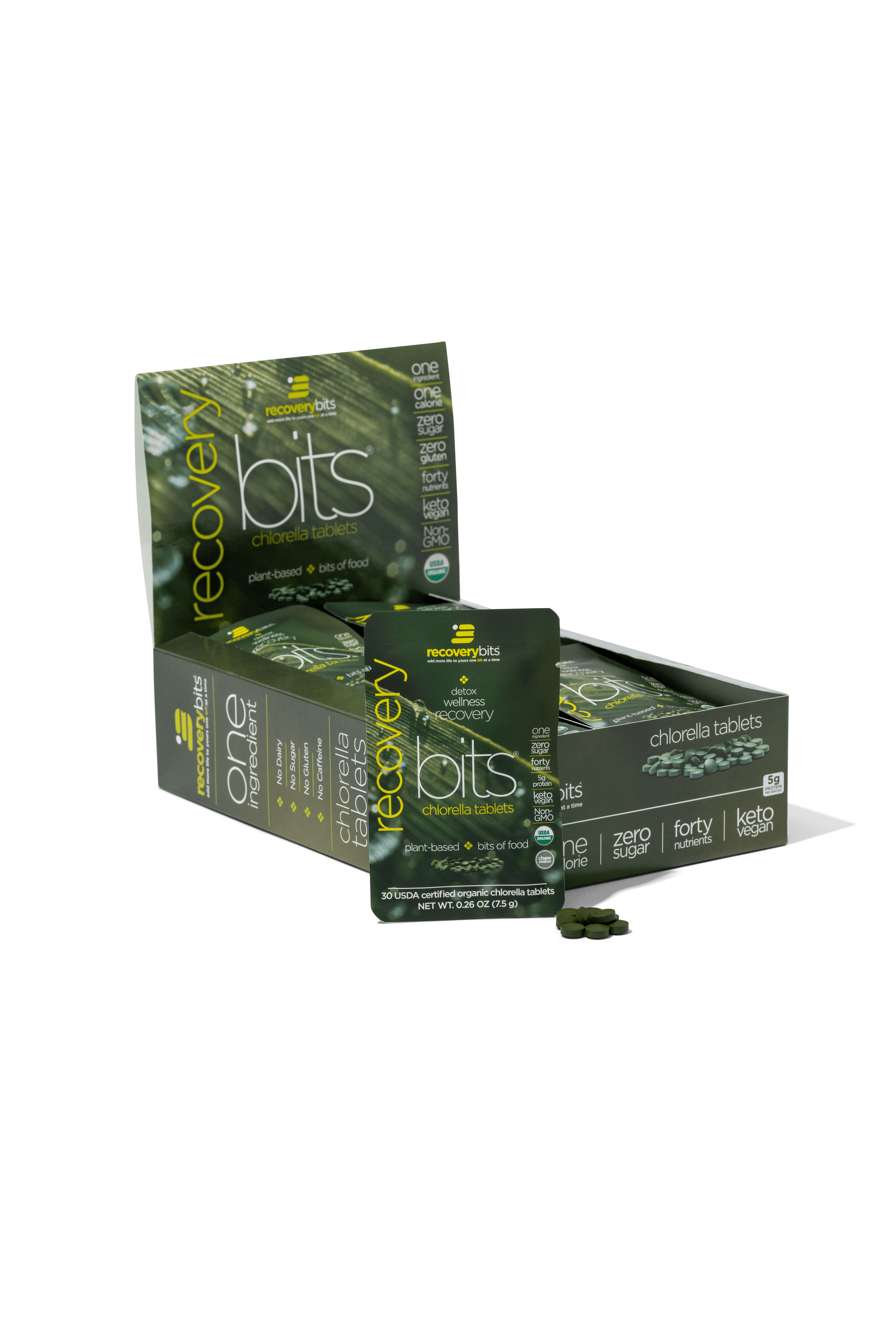 RECOVERYbits® Chlorella | Large Box - view 1