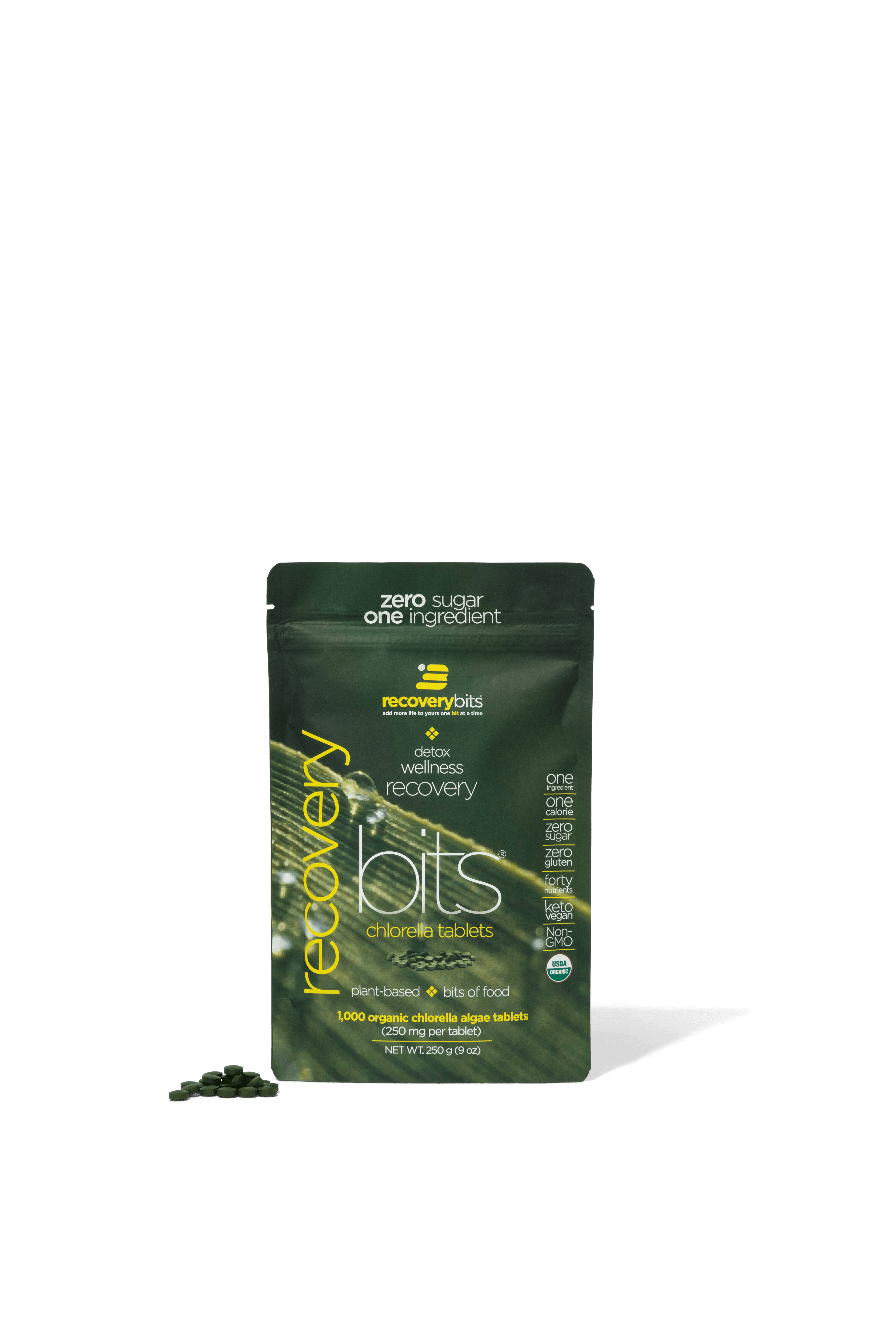 RECOVERYbits® Chlorella Tablets | Large Bag - view 1