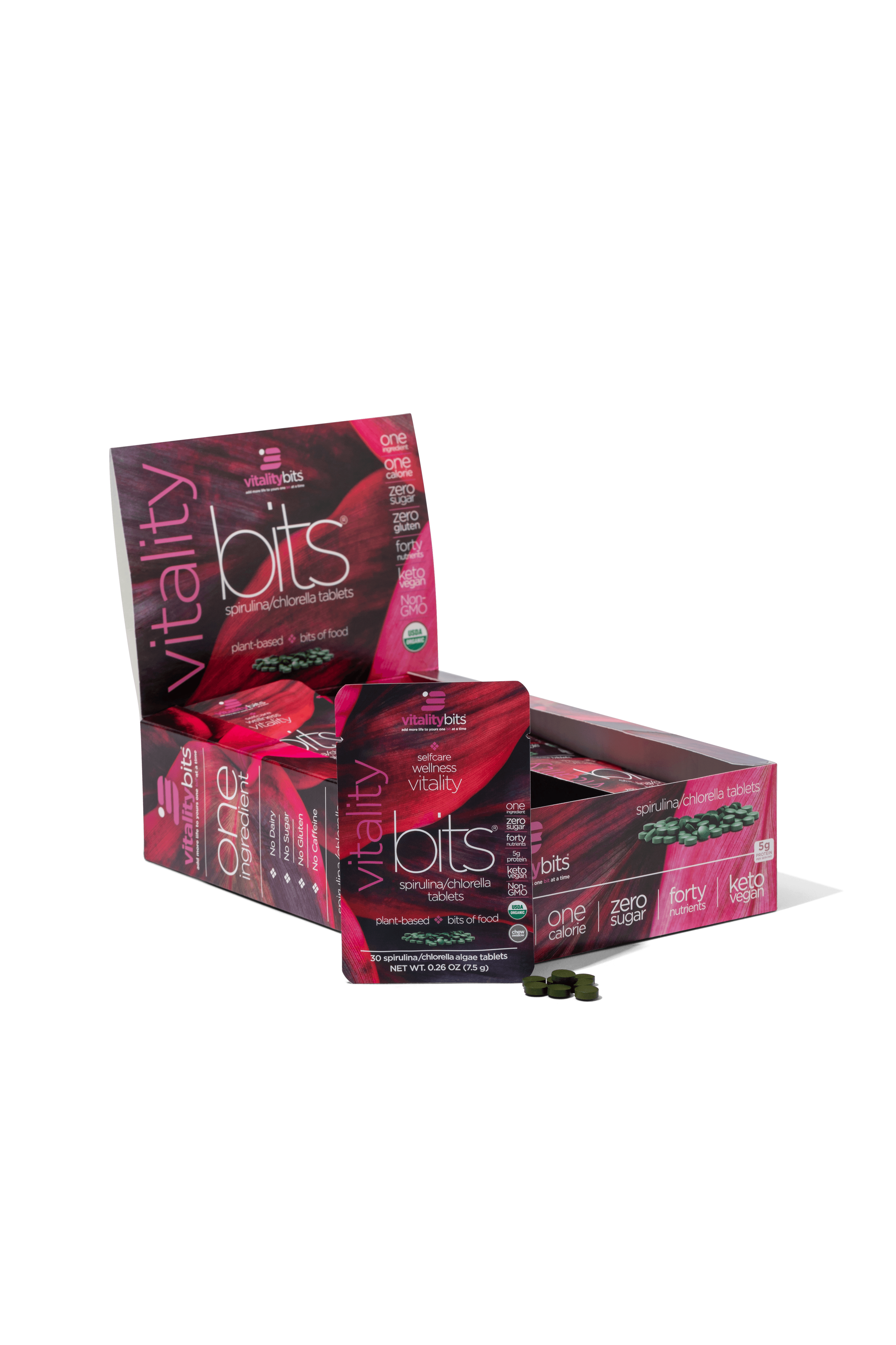 VITALITYbits® Spirulina/Chlorella | Large Box - view 1