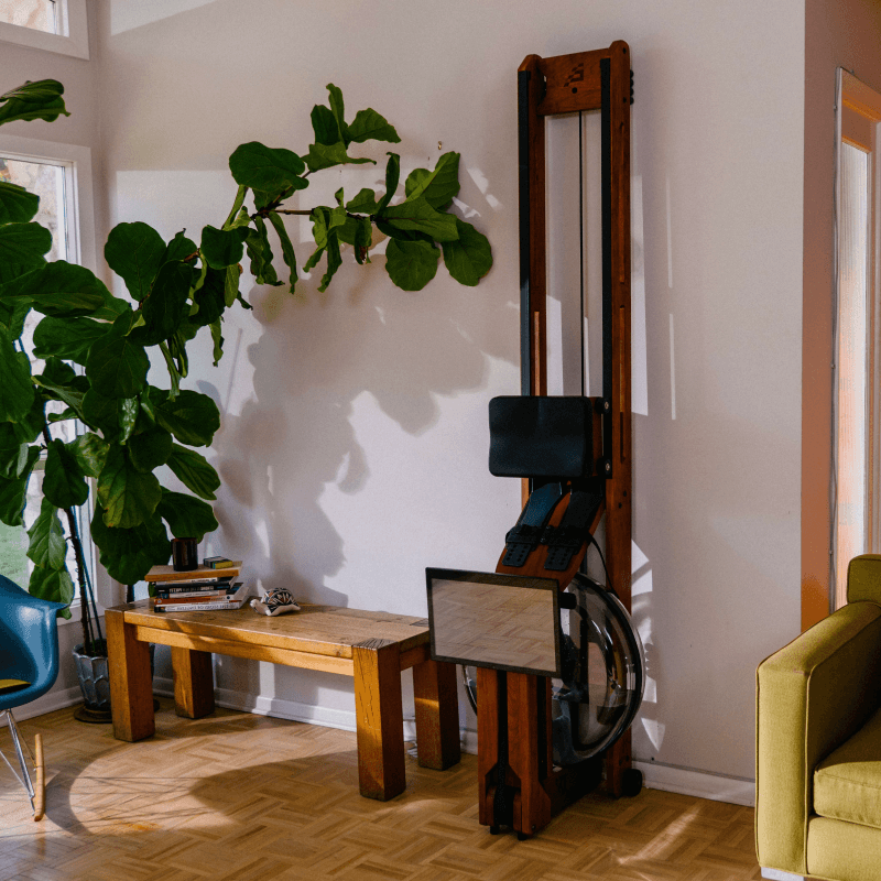 The Ergatta Rower - view 2