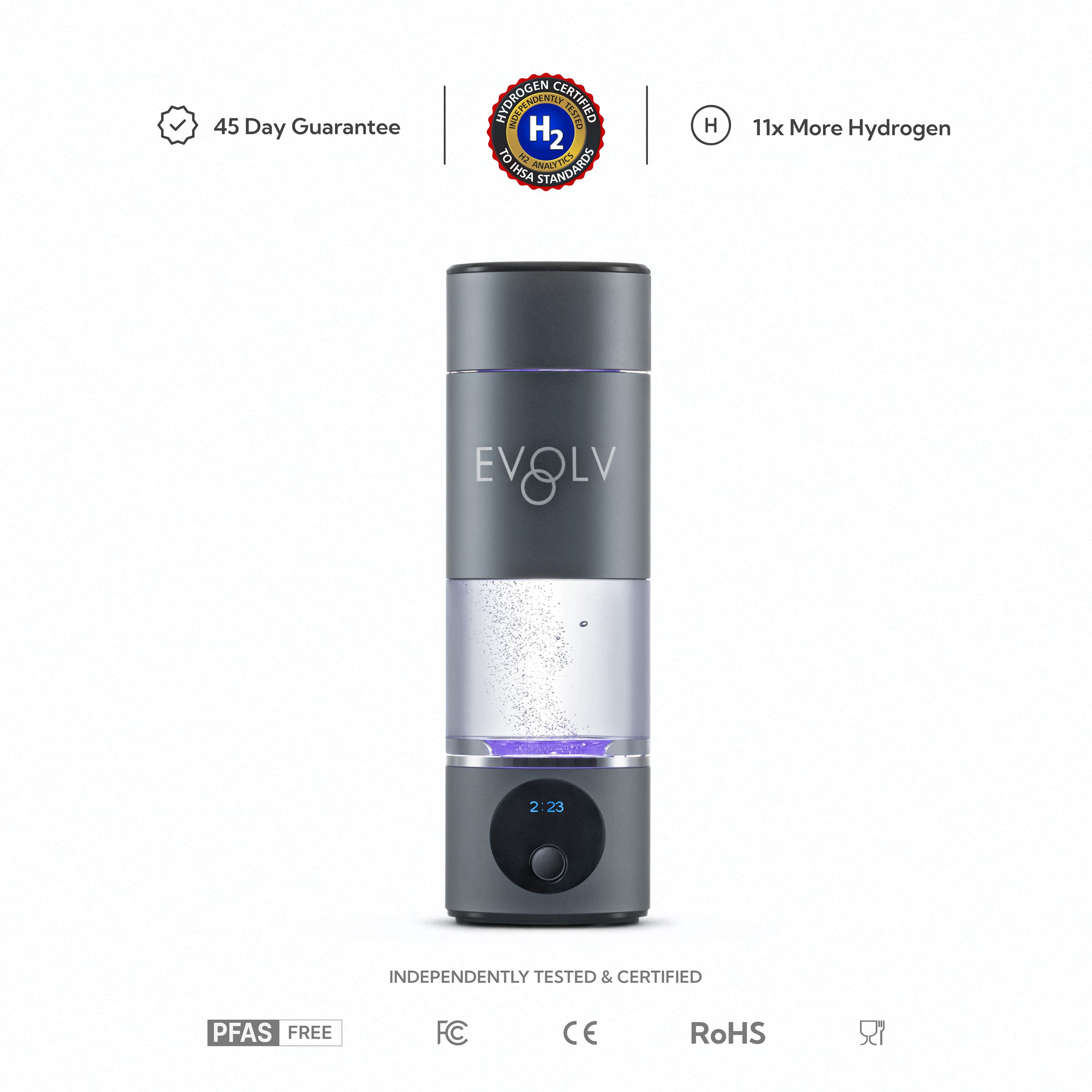 EVOLV Hydrogen Water Bottle - view 1