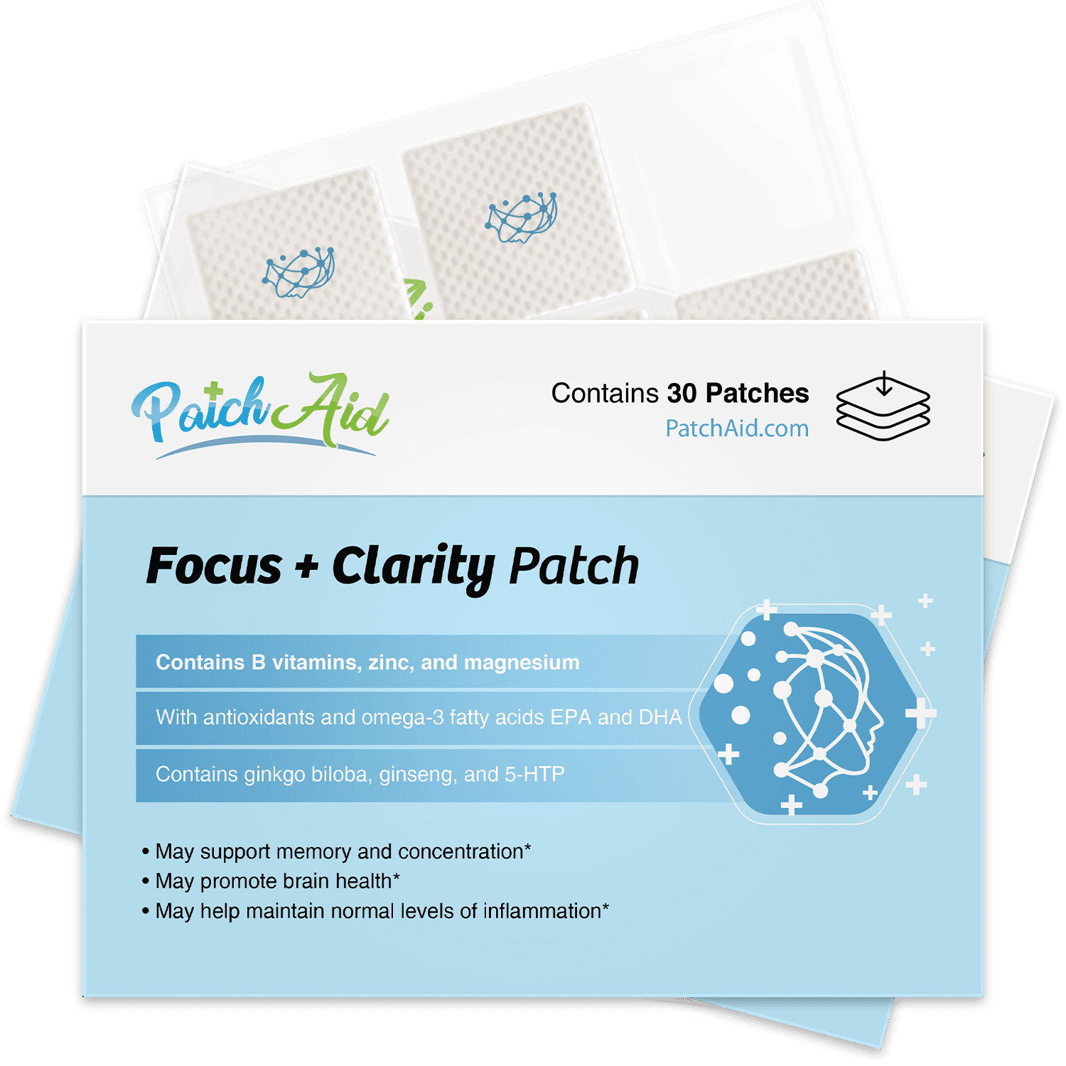 Focus and Clarity Vitamin Patch - view 1