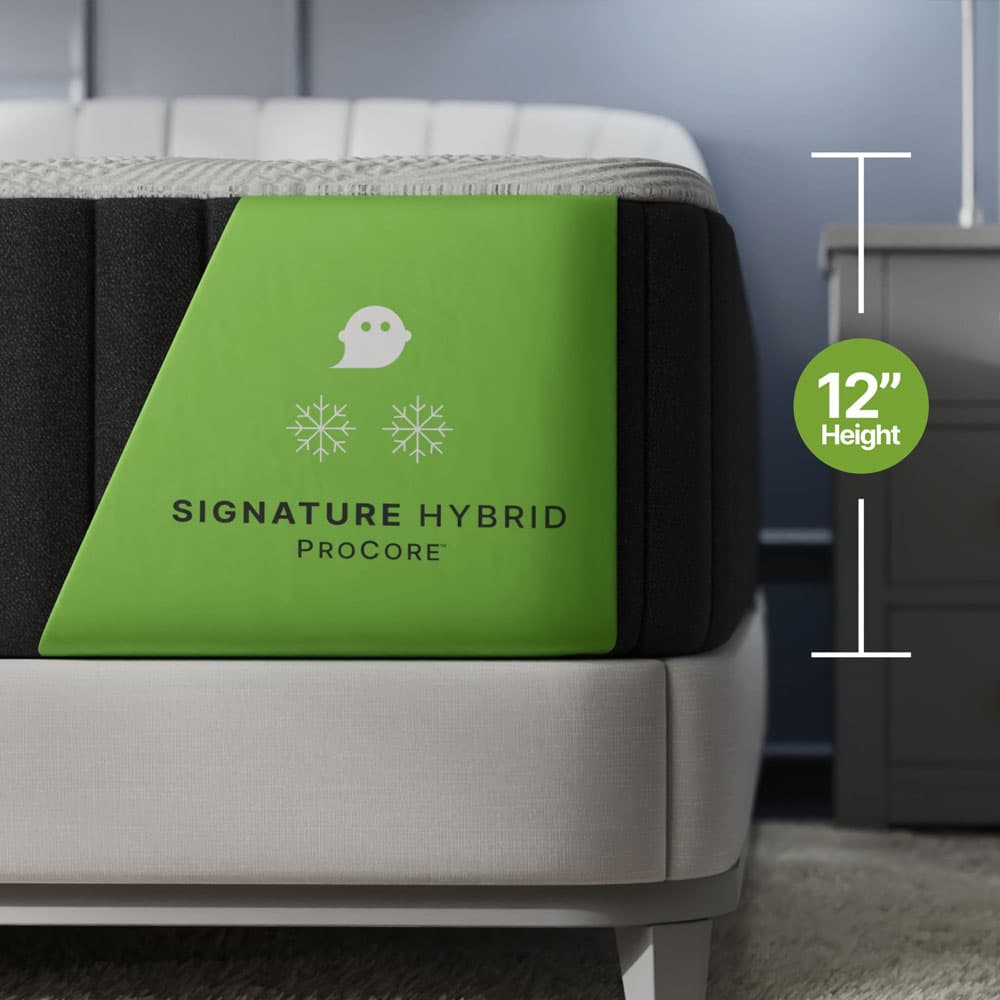 GhostBed Signature Hybrid Mattress - view 3