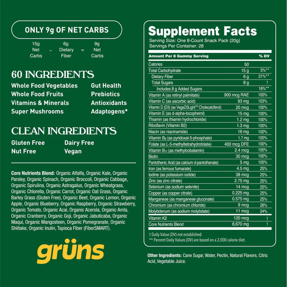 Grüns - Low Sugar - view 2