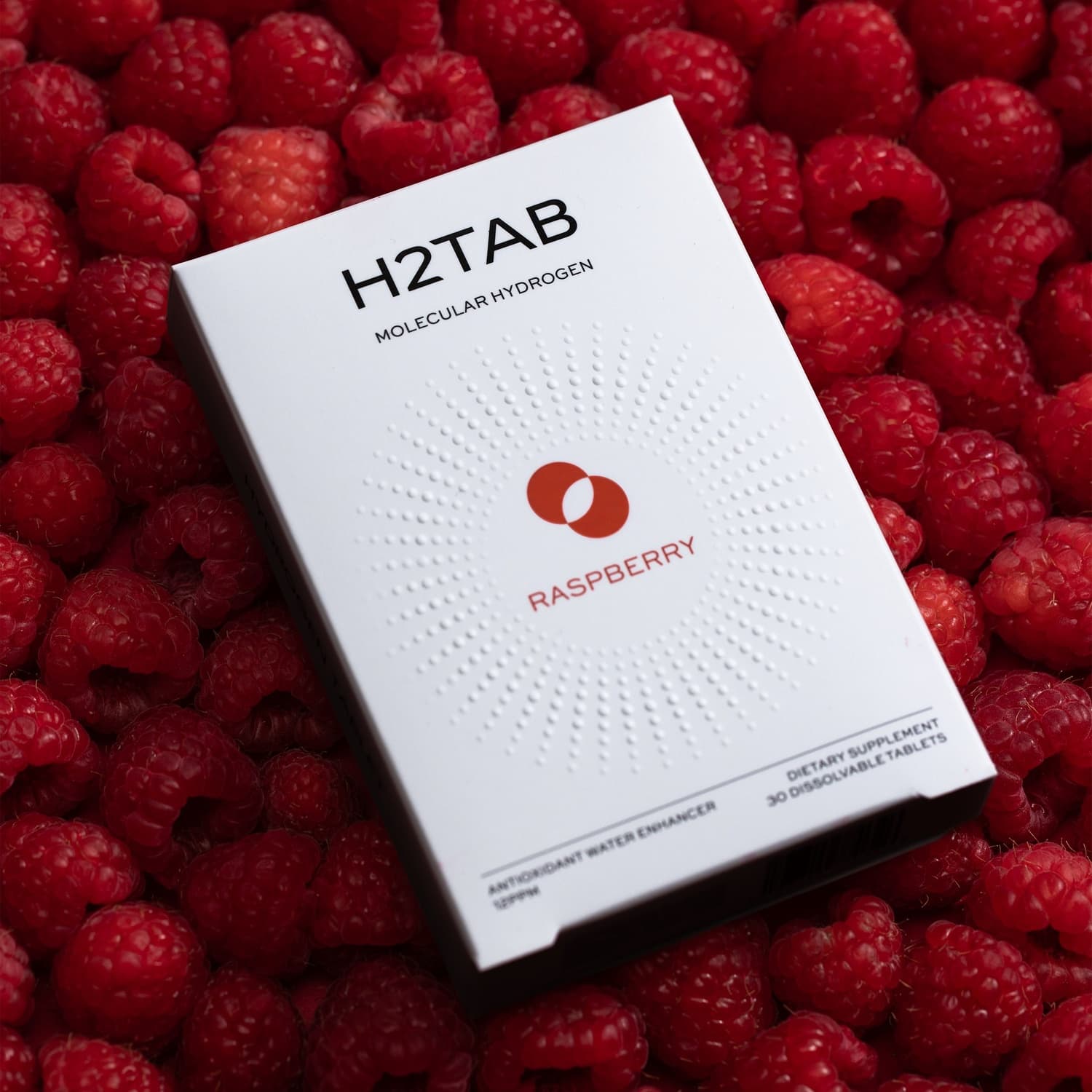 Molecular Hydrogen Tablets - Raspberry - view 2