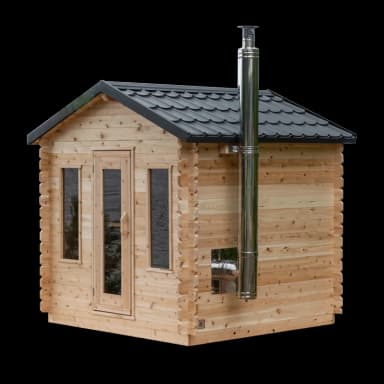 Product image for Dundalk Leisurecraft Canadian Timber 6 Person Georgian Cabin Sauna