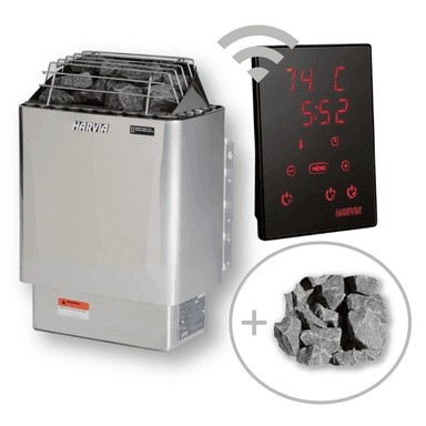 Product image for Harvia KIP Electric Heater Package w/ Digital Controller and Wifi and Stones