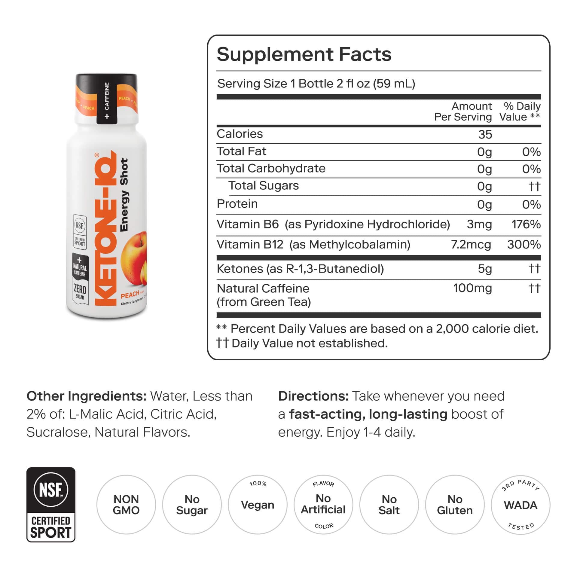 Ketone-IQ +Caffeine Shot Variety - view 4