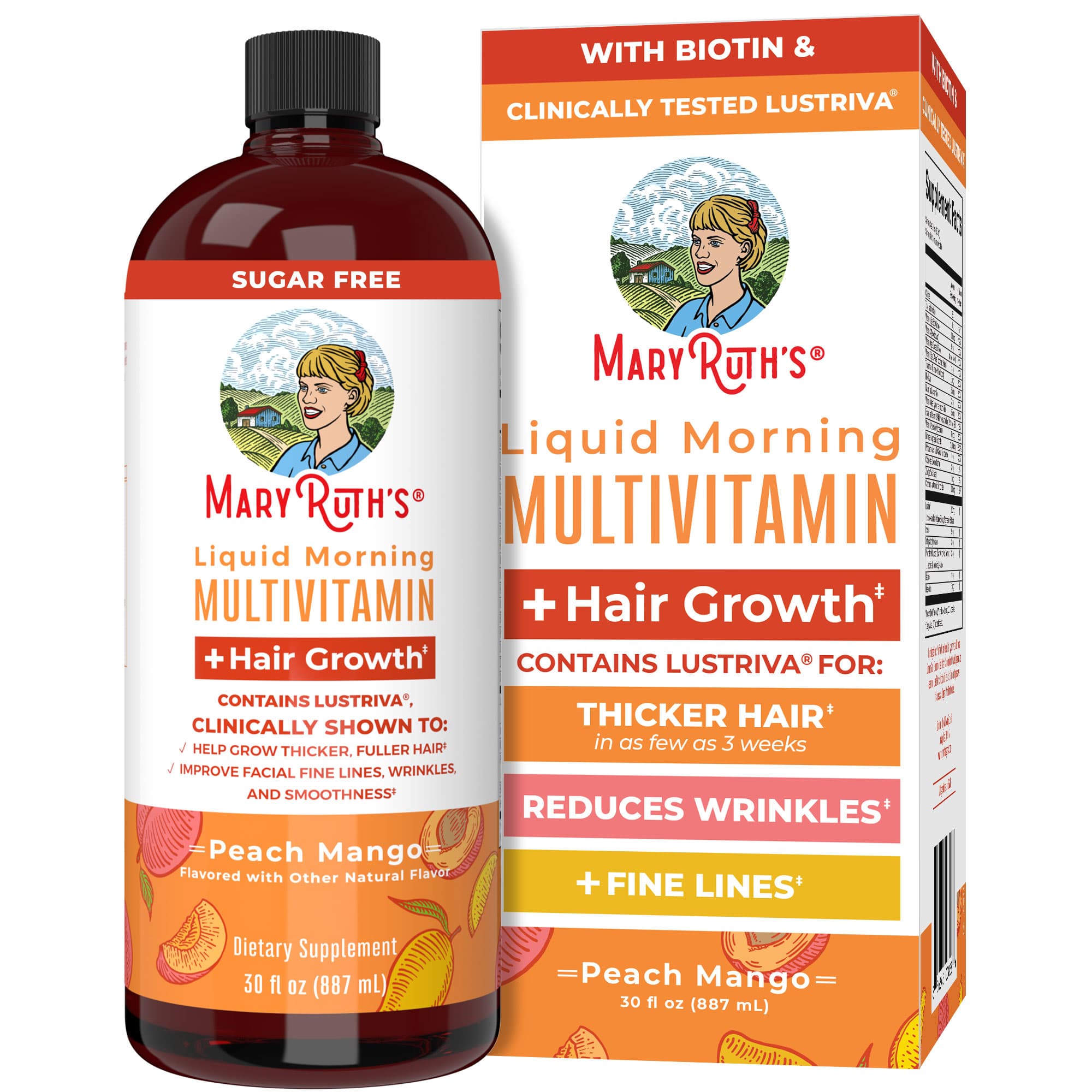 Liquid Morning Multivitamin + Hair Growth - view 1