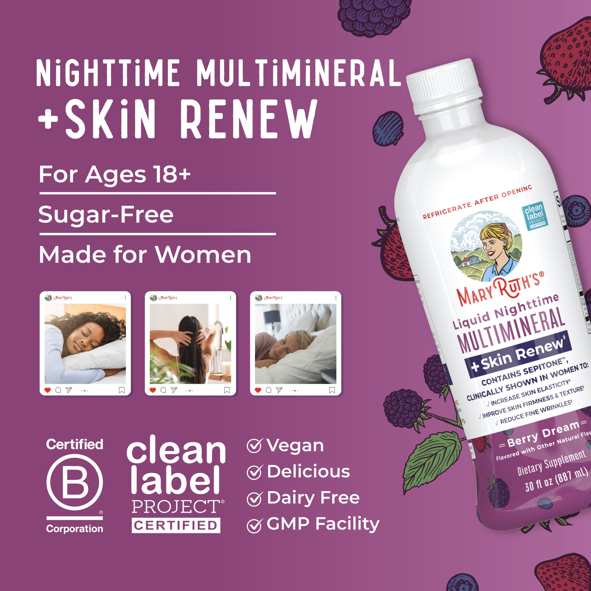 Liquid Nighttime Multimineral + Skin Renew - view 6