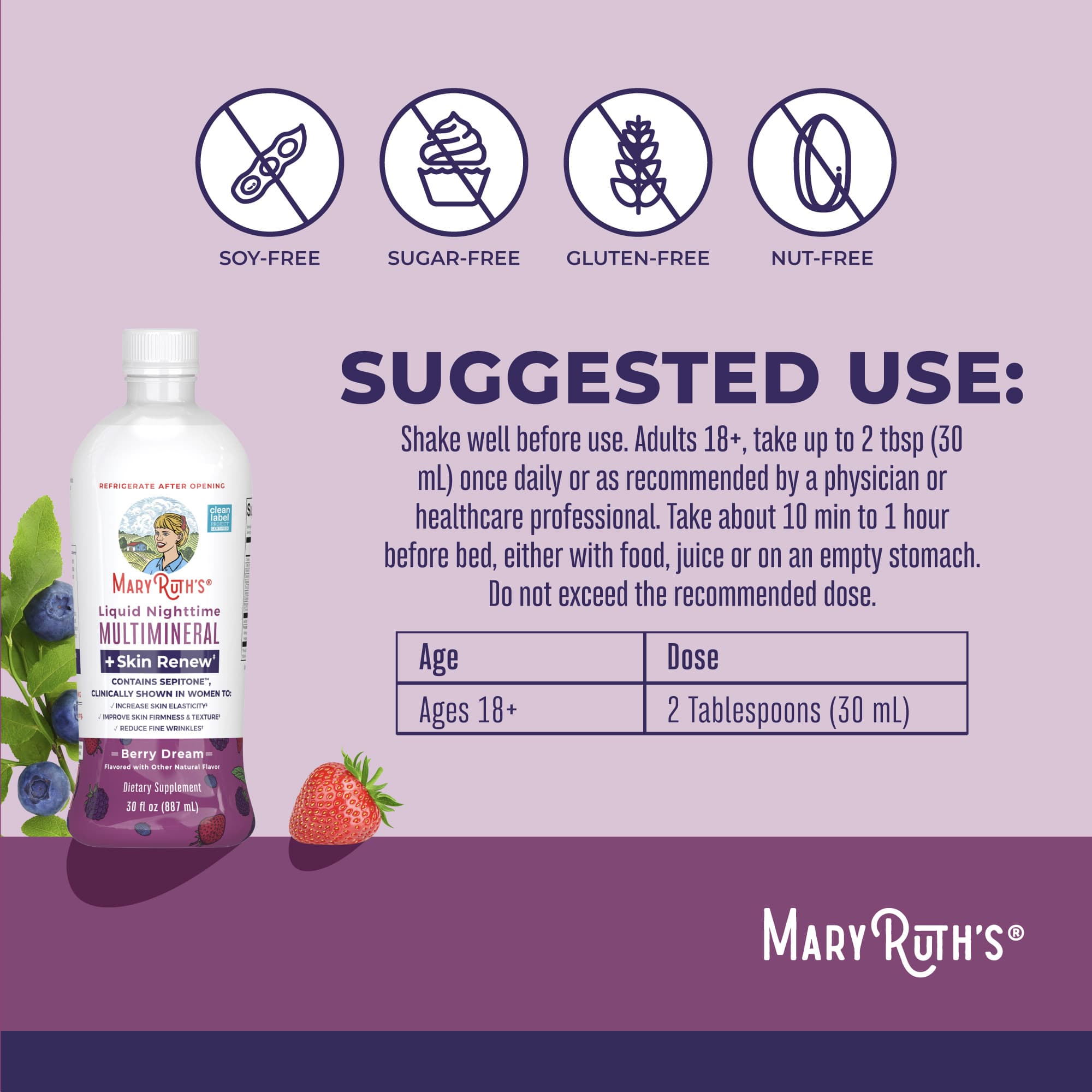 Liquid Nighttime Multimineral + Skin Renew - view 3