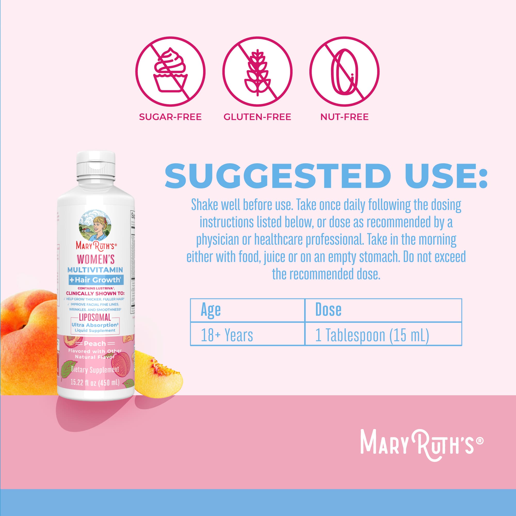 Women's Multivitamin + Hair Growth Liposomal - view 3