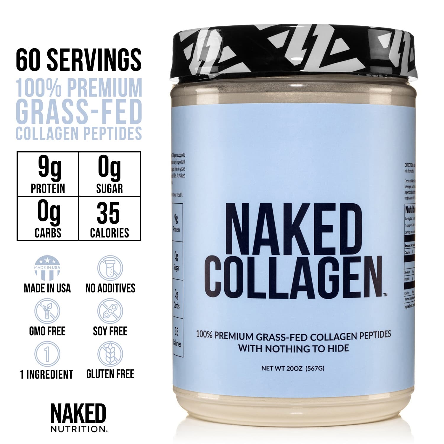 Collagen Peptides Protein - 20 oz - view 2