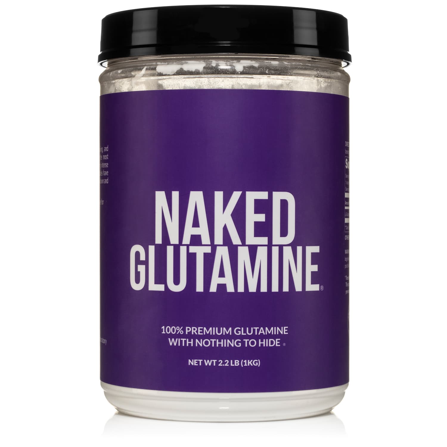Glutamine Powder | Naked Glutamine 1KG - view 1