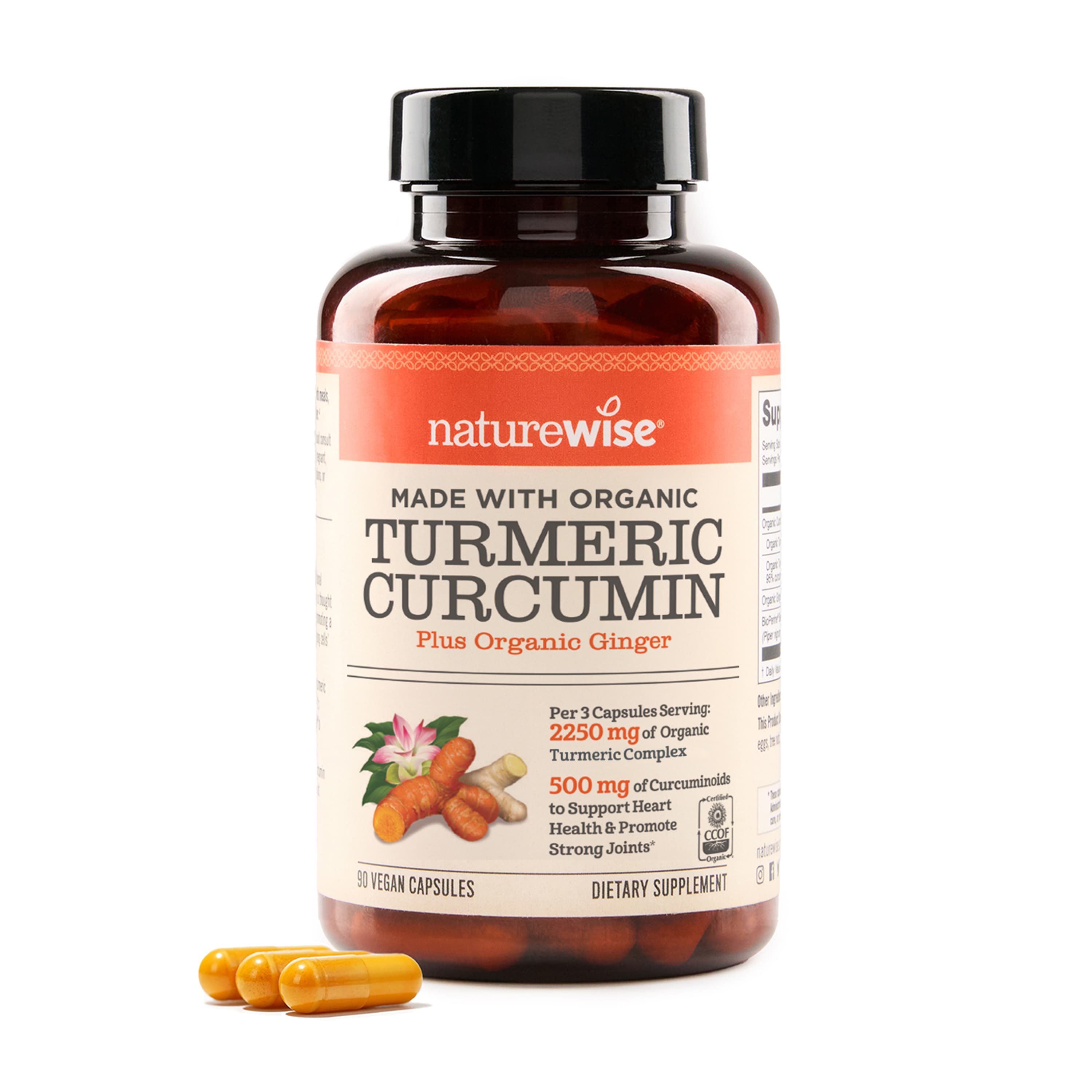 NatureWise Turmeric Curcumin - view 1