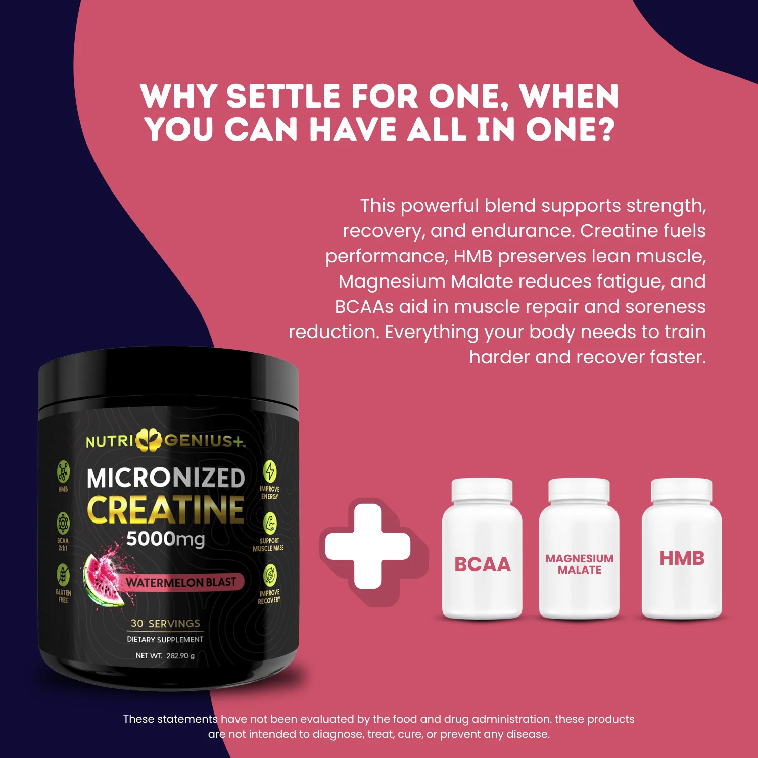 Creatine Micronized Nutri Genius Plus - Watermelon - view 2