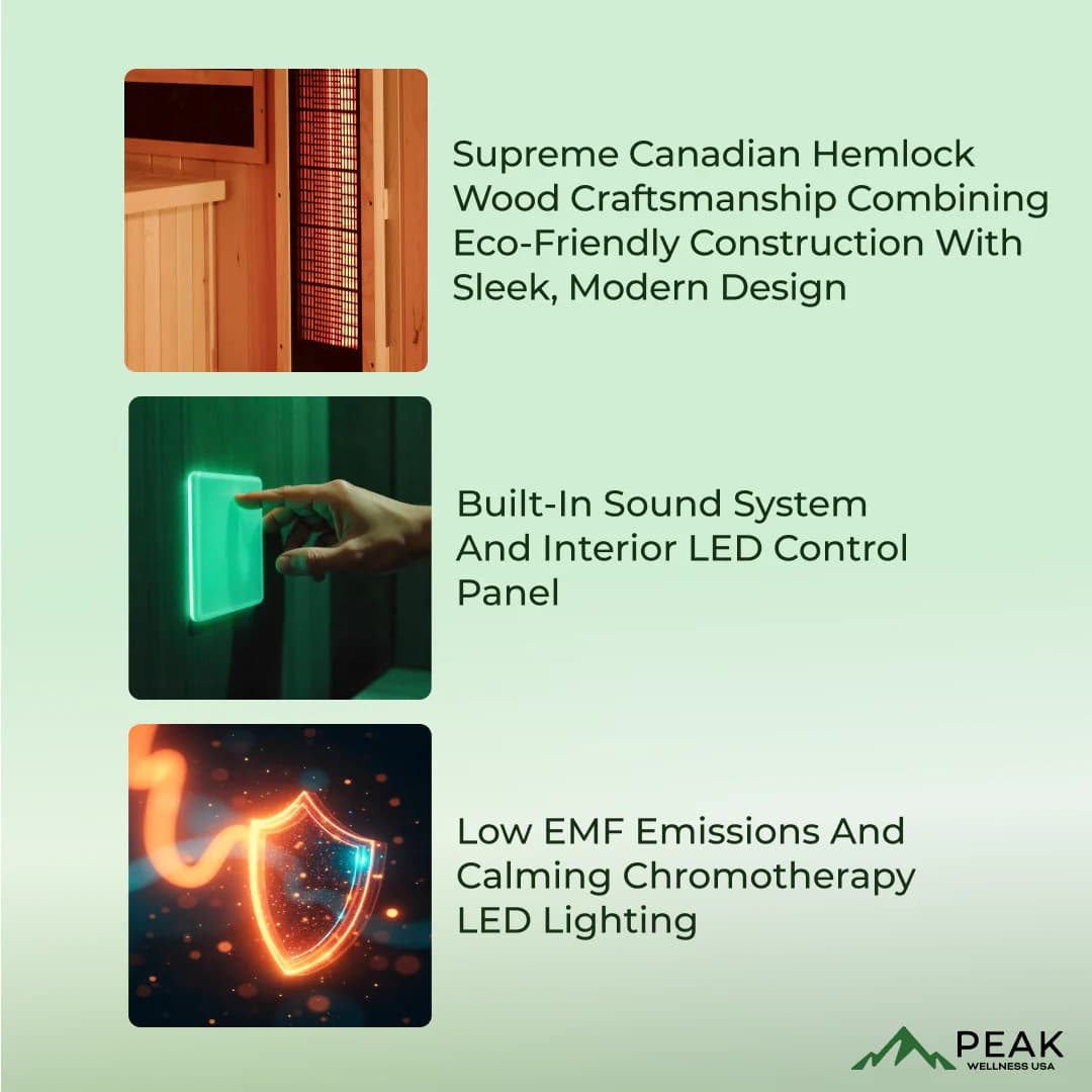 The Gracia 1-2 Person Infrared Sauna - view 3