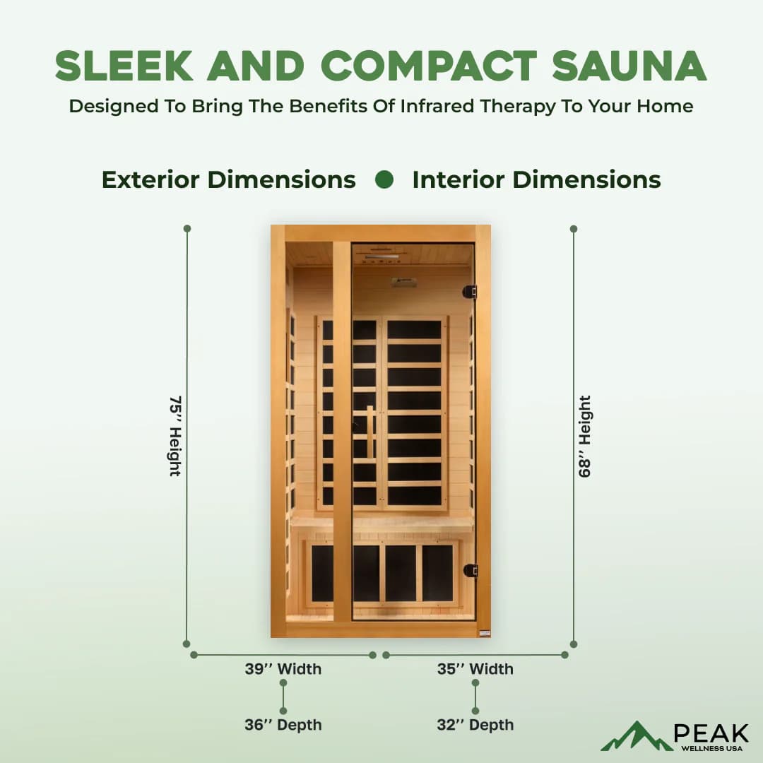 The Gracia 1-2 Person Infrared Sauna - view 4