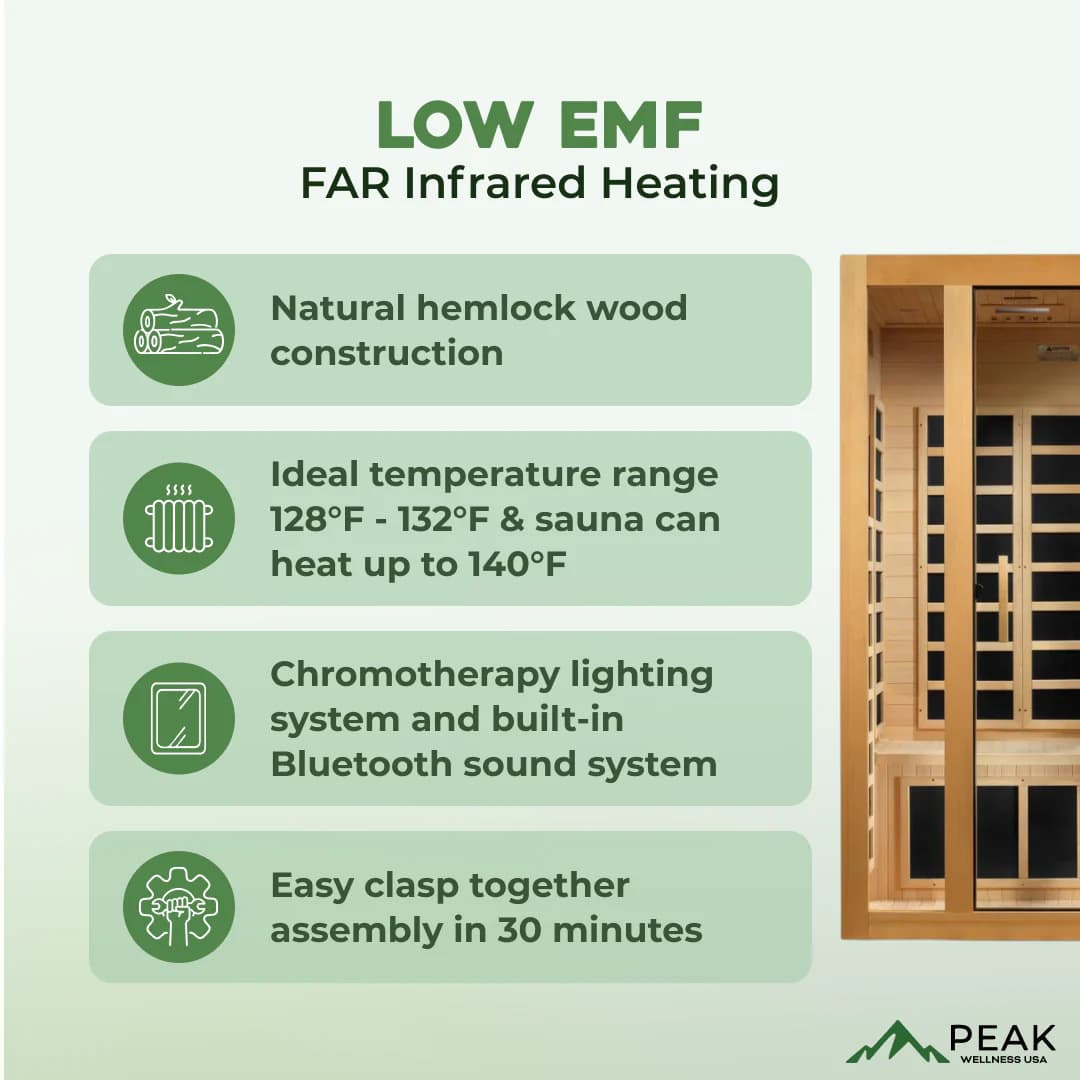 The Gracia 1-2 Person Infrared Sauna - view 6