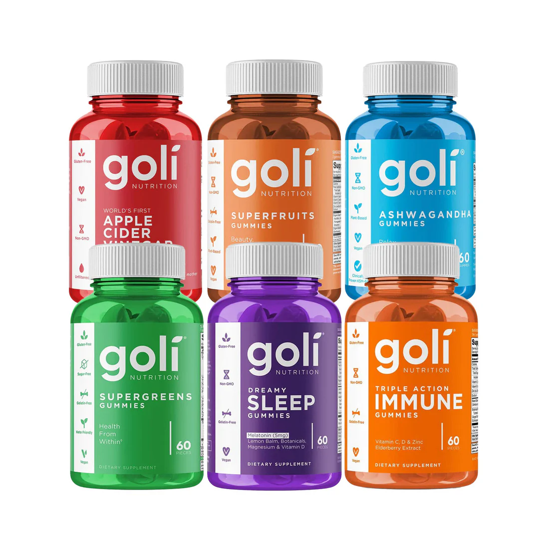 Goli® Nutrition Gummies Mixed Bundle Pack - view 1