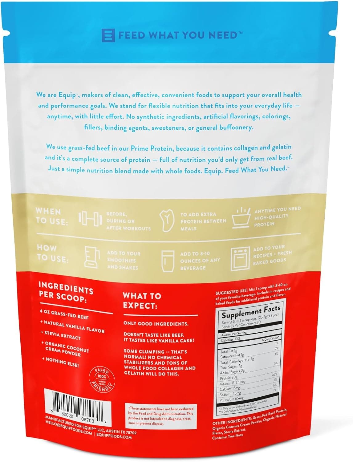 Prime Protein Vanilla - view 2