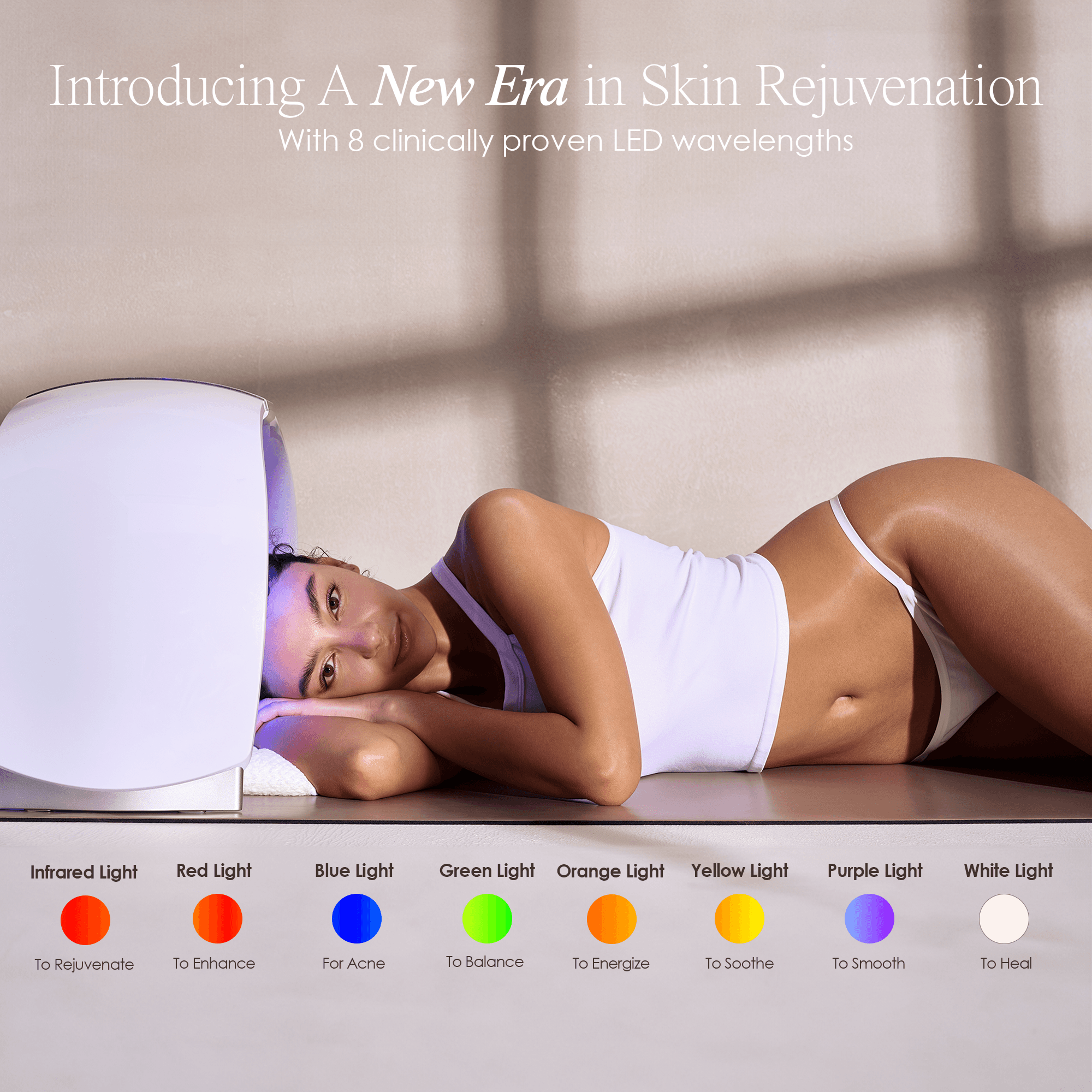 LumaLux Dome Face & Body LED Red Light Therapy Device - view 3
