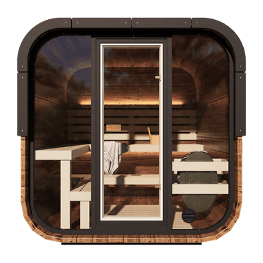 Product image for Governor King Front Glass Traditional Outdoor Sauna